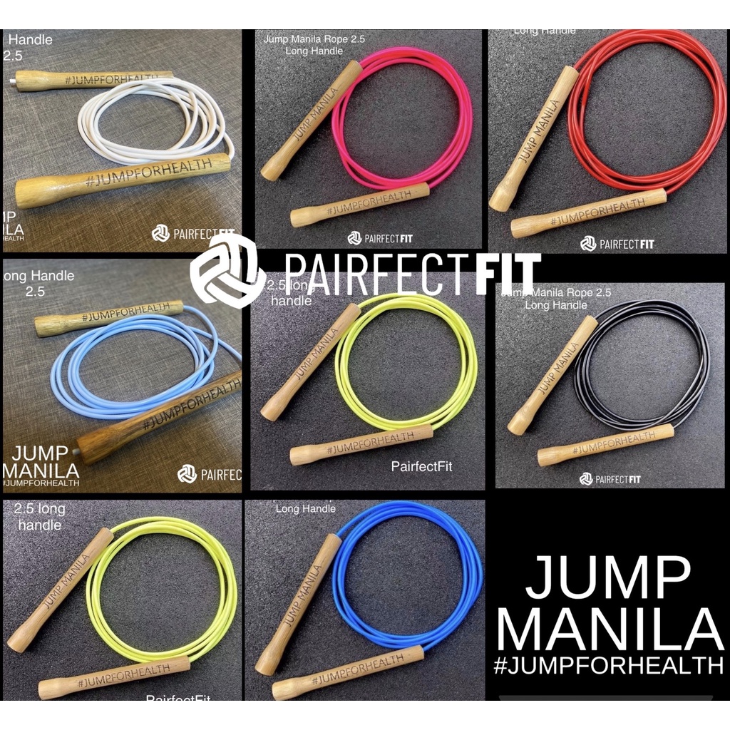 Jump Manila Rope 2.5 Original(Long Wood Handle) Shopee Philippines