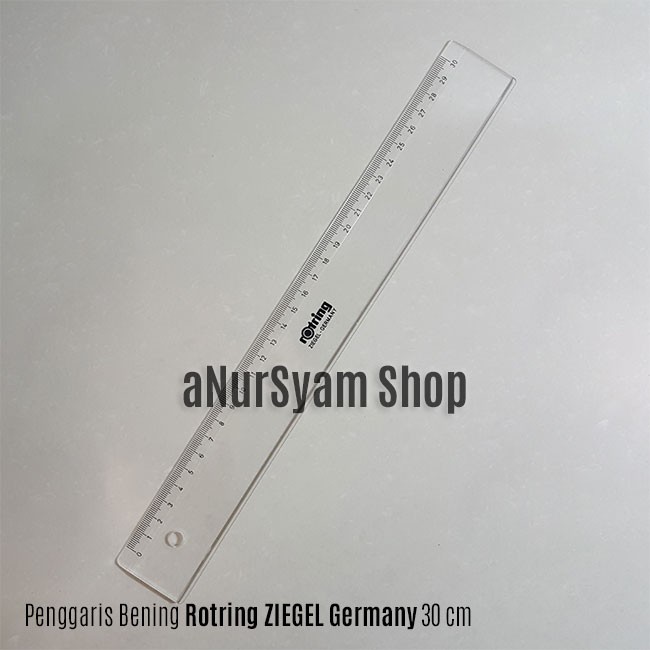 Rotring Ziegel Germany 30cm Clear Ruler | Shopee Philippines