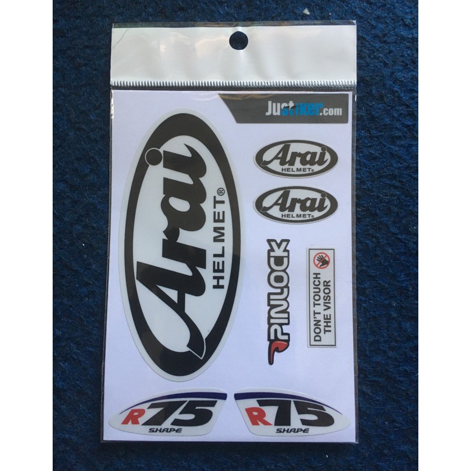 Arai Helmet Logo Sticker and Arai Visor Sticker | Shopee Philippines