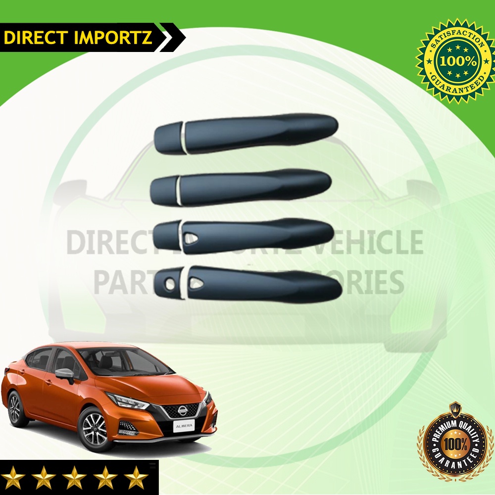thumbnail image 2 of CCI Gloss Black Stick-On Door Handle Covers W/SmartKey CutOut For 2019-2021 Nissan Altima 2 of 6