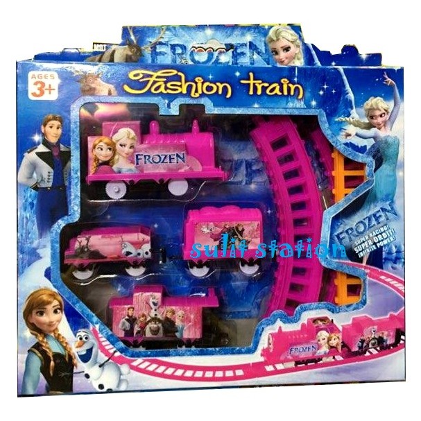 FROZEN ELSA ANNA BATTERY OPERATED TRAIN TOYS SET CAKE TOPPER | Shopee ...