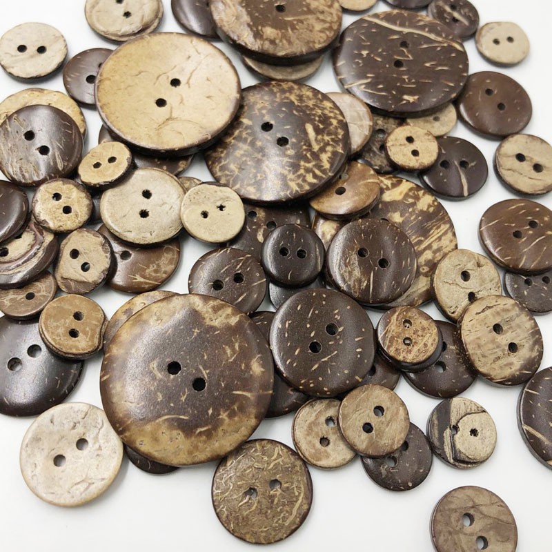 New 30pcs/lot Sewing Buttons 2 hole Wood Button Sew Crafts Accessory ...