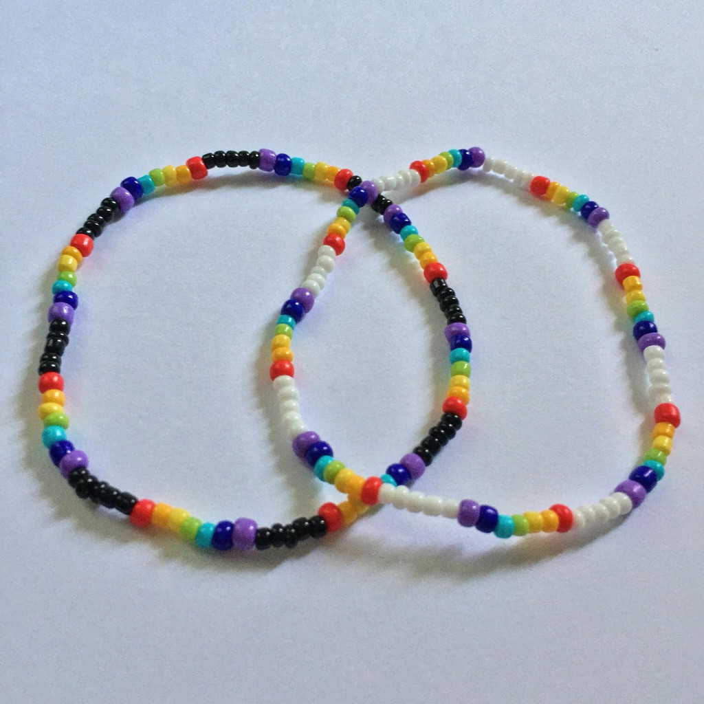 Rainbow hot sale bracelet beads