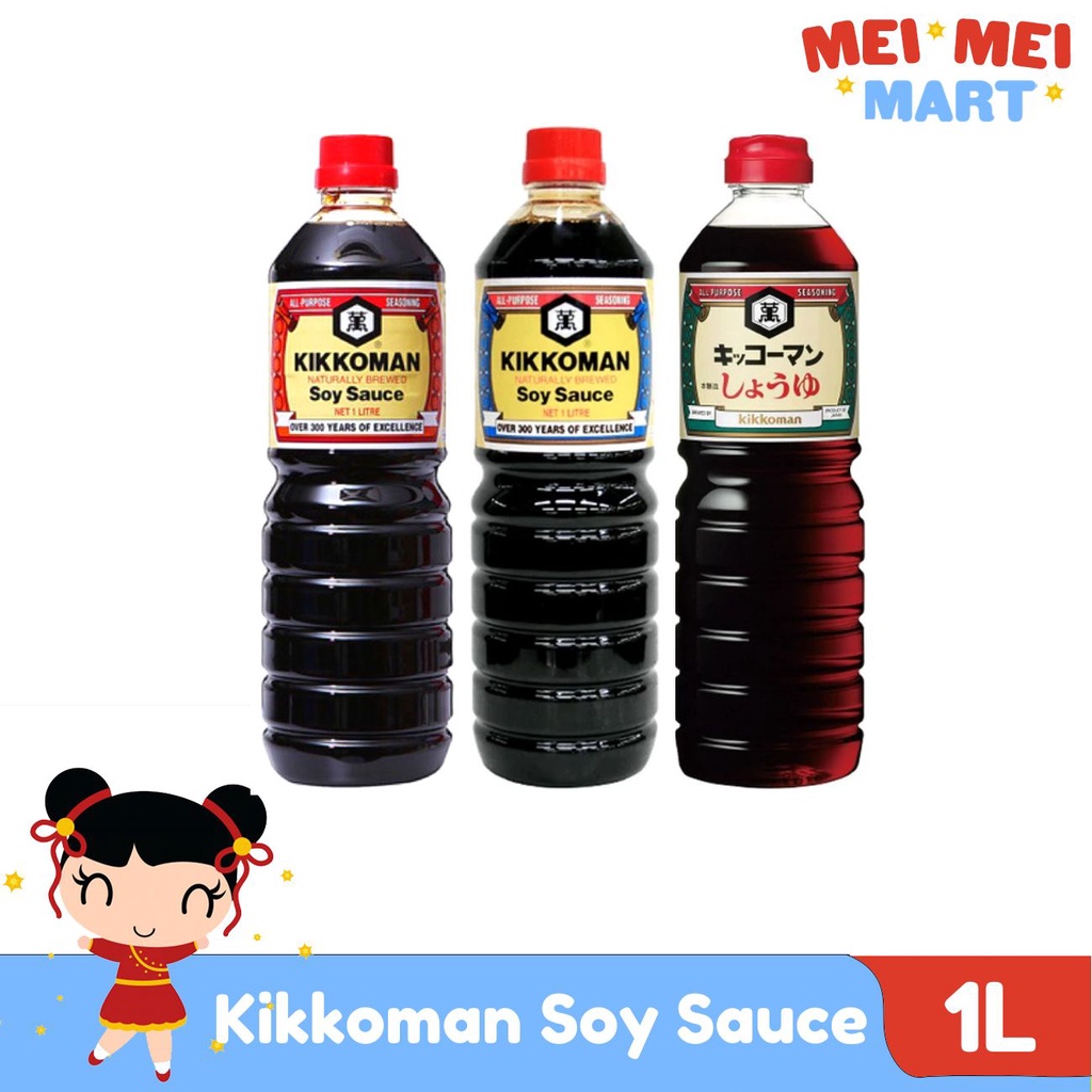 Kikkoman Japanese Soy Sauce Toyo Fancy Grade Koikuchi 1L Kikoman Shoyu