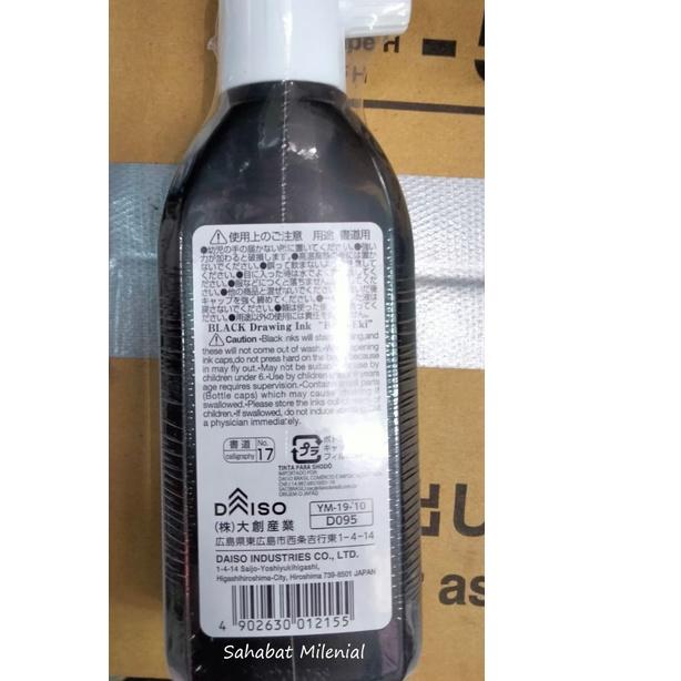 Daiso Calligraphy Ink 180ml/Sumi Drawing Ink bestseller Shopee