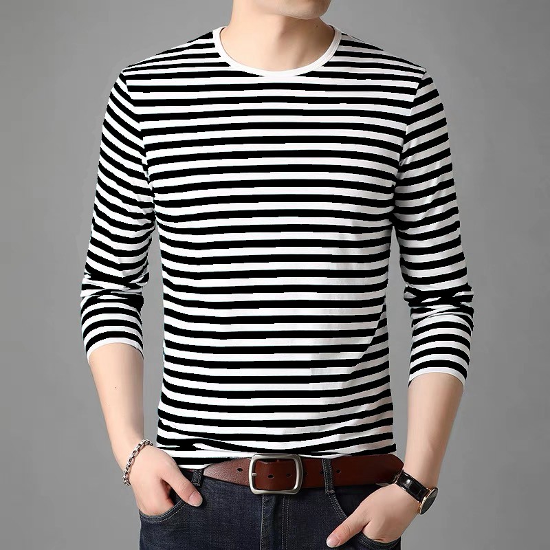 Black and white 2024 striped shirt philippines