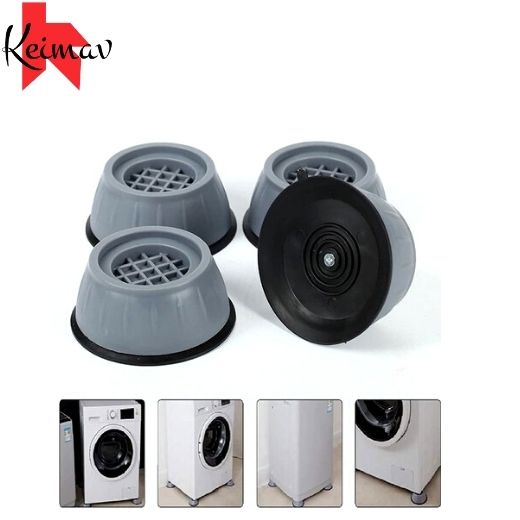 Antislip Noise 4 Pcs Reduction Machine Washing Feet Mats Refrigerator Base Shopee Philippines