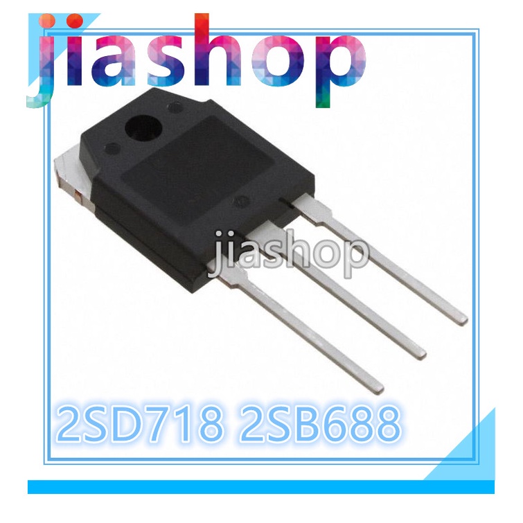 10Pcs Original Transistor 2SD718 2SB688 TO-3P D718 B688 Radio NPN Audio ...