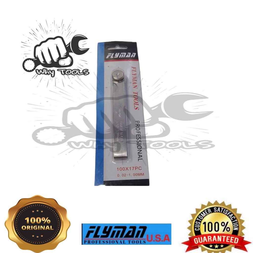17PCS FLYMAN USA FEELER GAUGE. | Shopee Philippines
