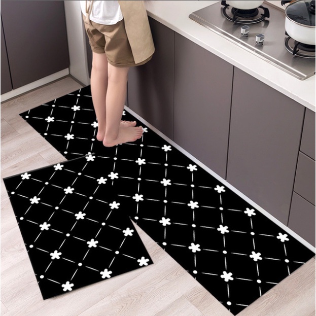 Nordic style Kitchen mat Carpet mat Floor Mats kitchen mats absorbent