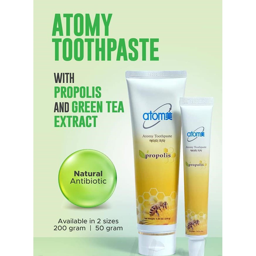 ⭐ATOMY Propolis Toothpaste [200g] and [50g] Shopee Philippines