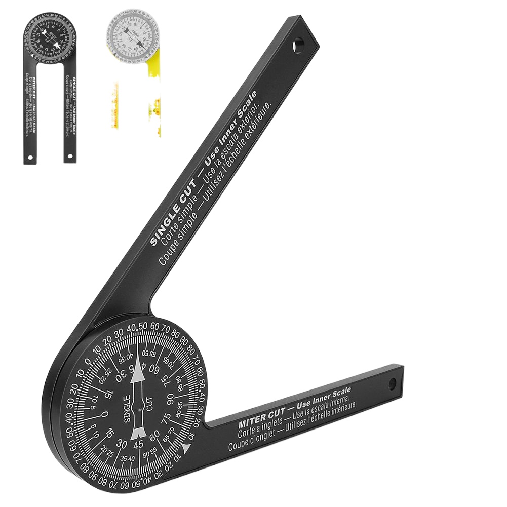 7 Inch Digital Protractor Ruler Angle Finder Miter Saw Protractor with