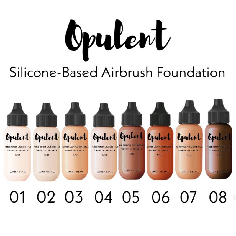 Airbrush Foundation Set of 38 ( silicone based )30ml Shopee Philippines