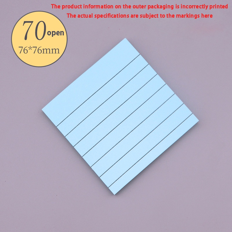 70 Sheets Sticky Note Memo Pad Lines Sticky Notes Stationery K Shopee Philippines
