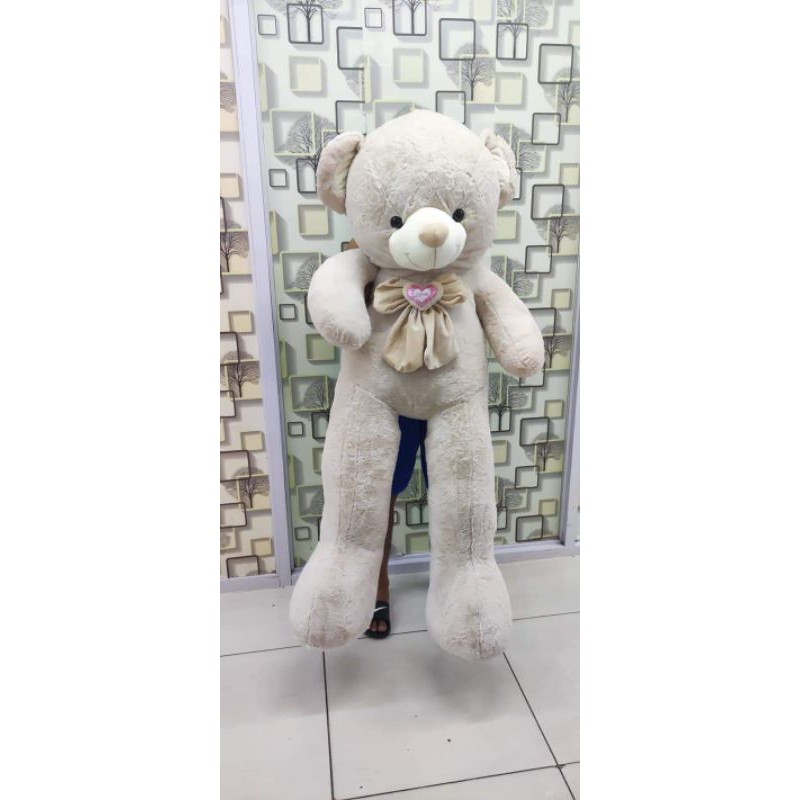human sized white teddy bear