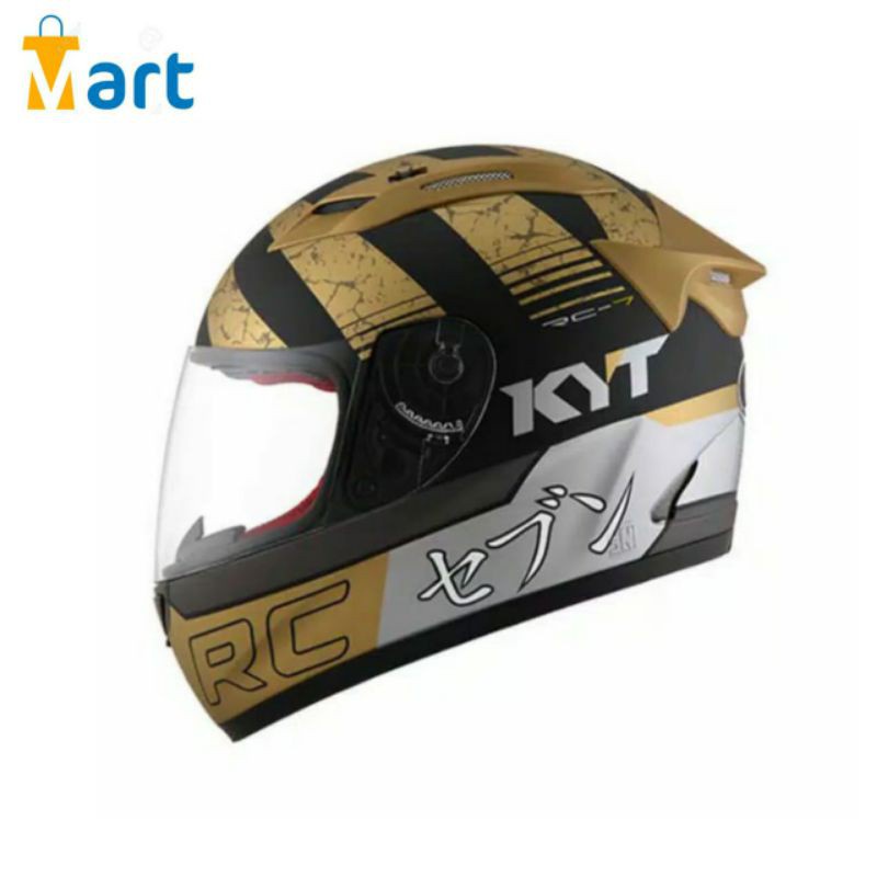 Kyt helmet hot sale black gold