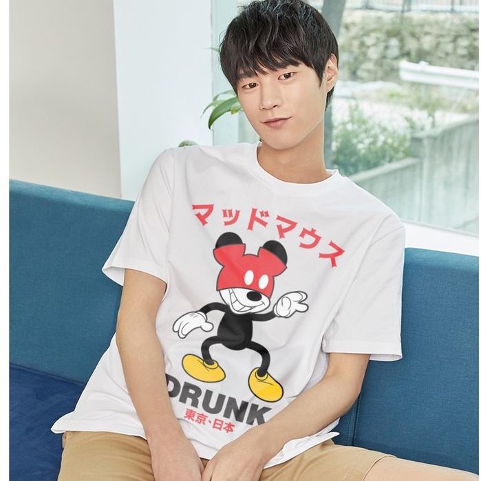 ARTEES MICKEY MOUSE 2 T SHIRT SUBLIMATION WHITE Oversized Men and Women Tops tshirt Shopee Philippines