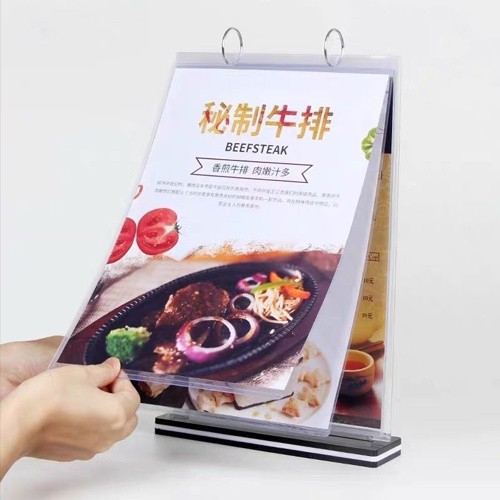 A4/A5/A6 Restaurant Menu Paper Poster Calendar Sign Holder Stand With ...