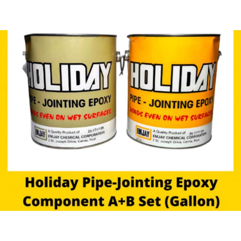 HOLIDAY EPOXY PVC PIPEJOINTING EPOXY 1 GALLON PANDIKIT SA TUBO PVC