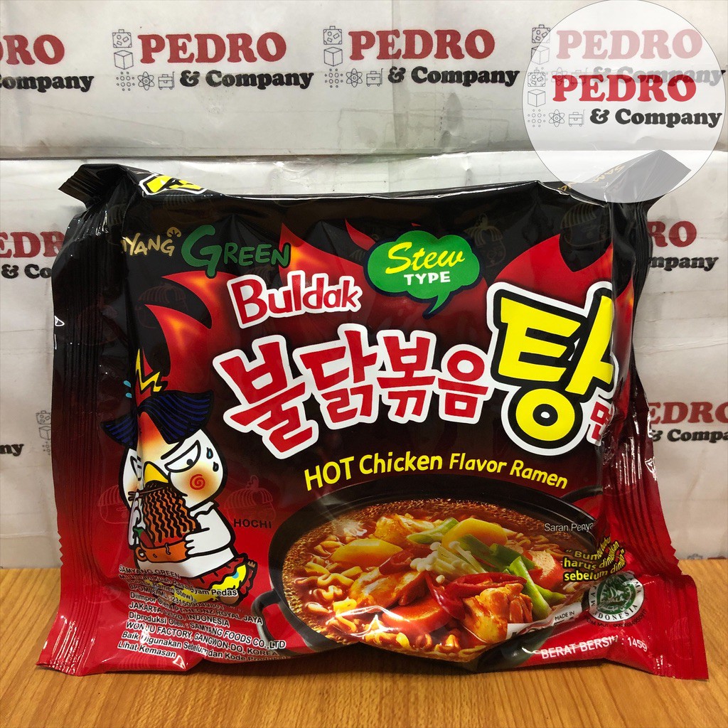 Samyang Green Buldak Hot Chicken Flavor Ramen Korean Noodles 120gr