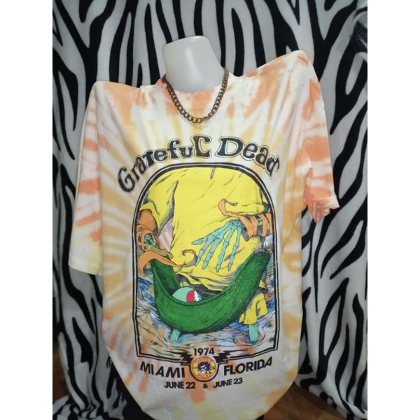 Grateful Dead Tie Dye H&M Divided Adult Tshirt Size XS Oversized Basketball  Dunk