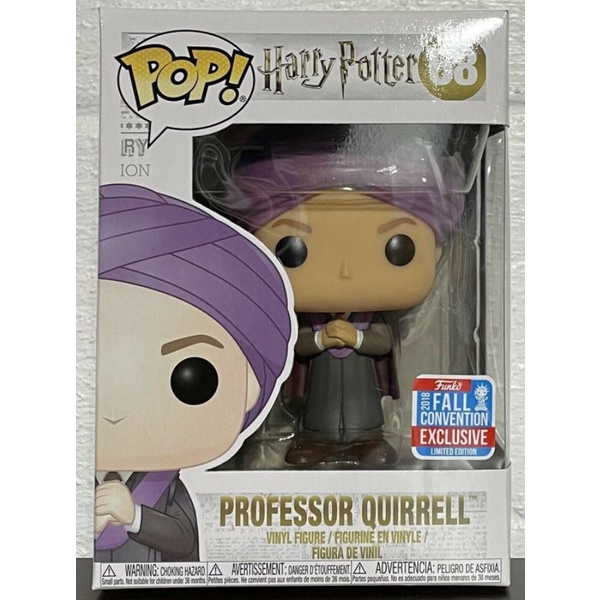 Funko pop harry potter professor quirrell hot sale fall convention exclusive