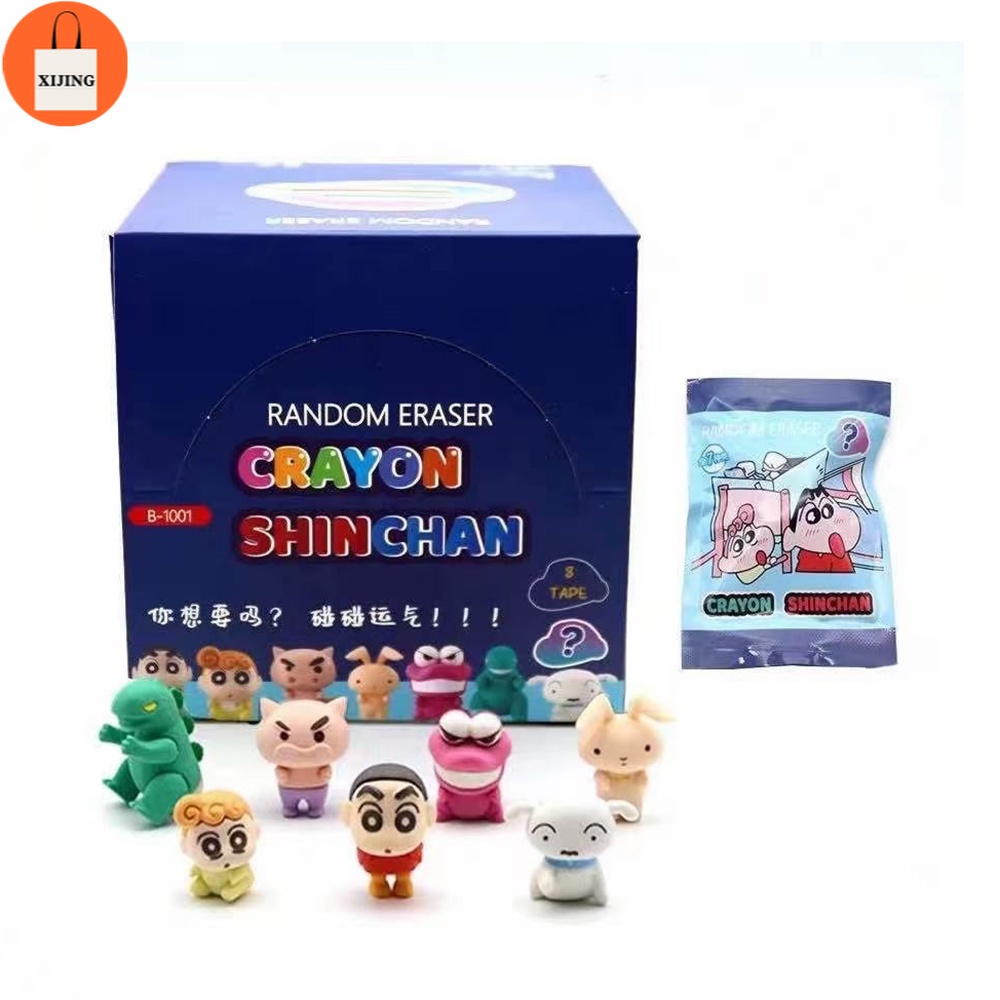 Cute Crayon Shin-Chan Shape Dinosaur Fun Eraser Cartoon Small Children ...