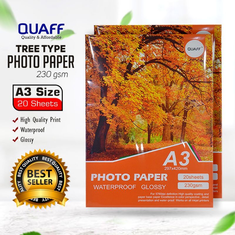 quaff-tree-type-photo-paper-a3-size-230gsm-20sheets-shopee-philippines
