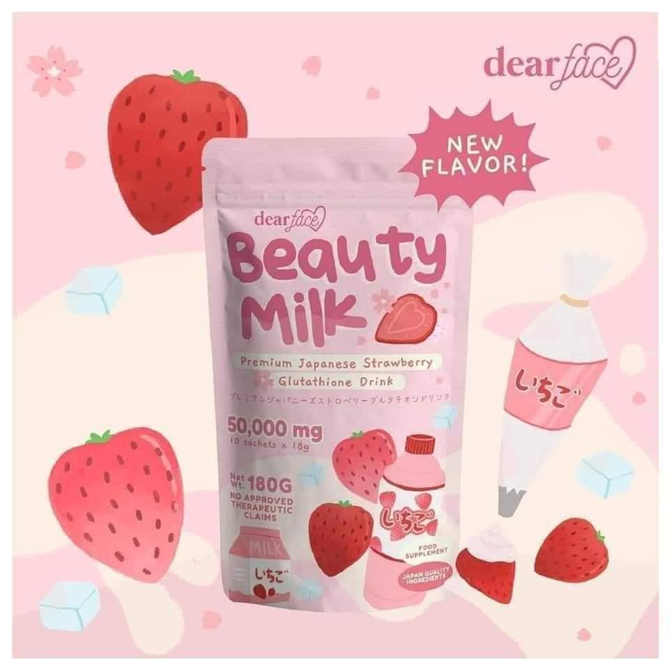 お買い得！10袋 BEAUTY MILK MELON ICHIGO LYCHEE - ダイエット食品