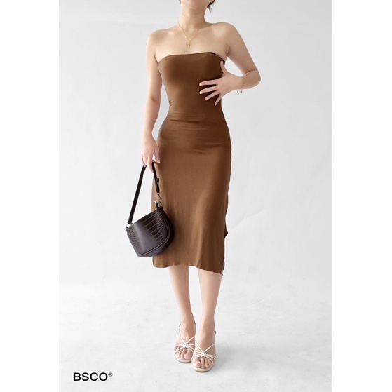 BSCO ACHILLES LONG BODYCON DRESS | Shopee Philippines