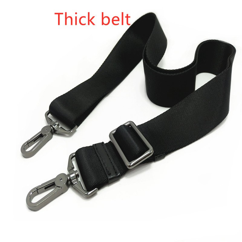 Shoulder Bag Strap Replacement Belt DIY Adjustable Length Metal Hooks Women  Men Handbag Strap Shoulder Bag Strap for Purse Making Luggage , Black 