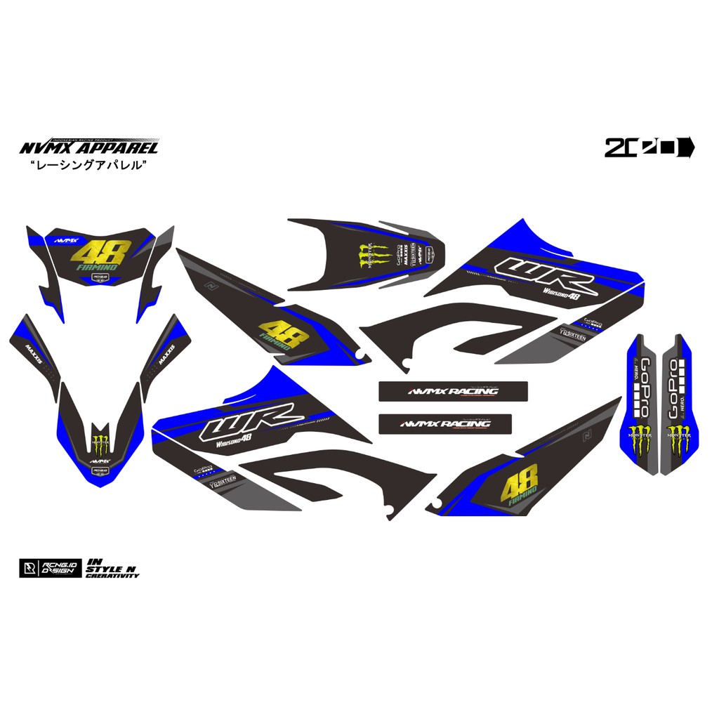 Yamaha WR 155 STICKER decal yamaha wr155 decal | Shopee Philippines