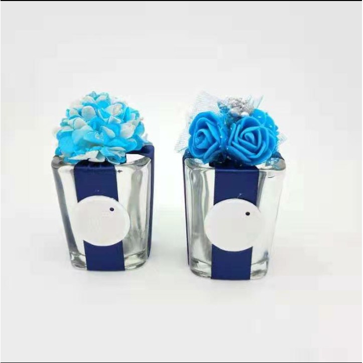 10 pcs Blue Decorated Shot glasses Wedding Birthday Debut Souvenirs Giveaways Shopee Philippines