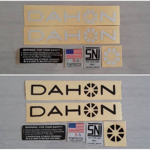 Dahon decals clearance