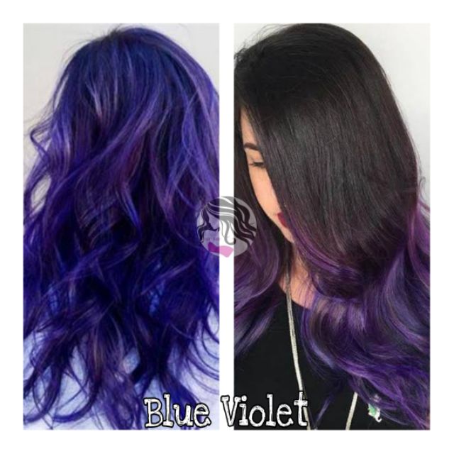 Blue Violet Hair Color Set Shopee Philippines