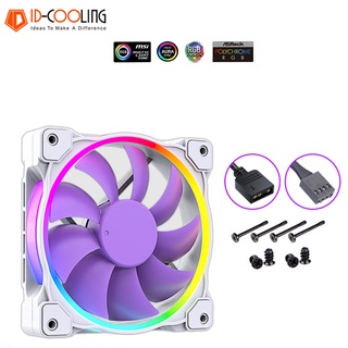 ID-COOLING ZF-12025-Pink/Purple Case Fan 120mm 5V 3PIN ARGB