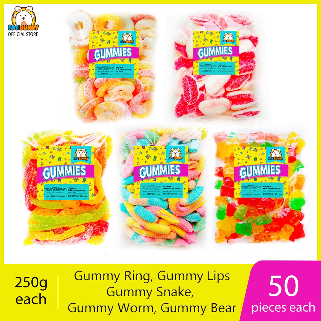 Mega Asia Gummy Candy 5 PACK Candy Bundle 5 x 250g Shopee Philippines