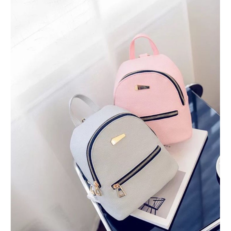 Mini hot sale korean backpack