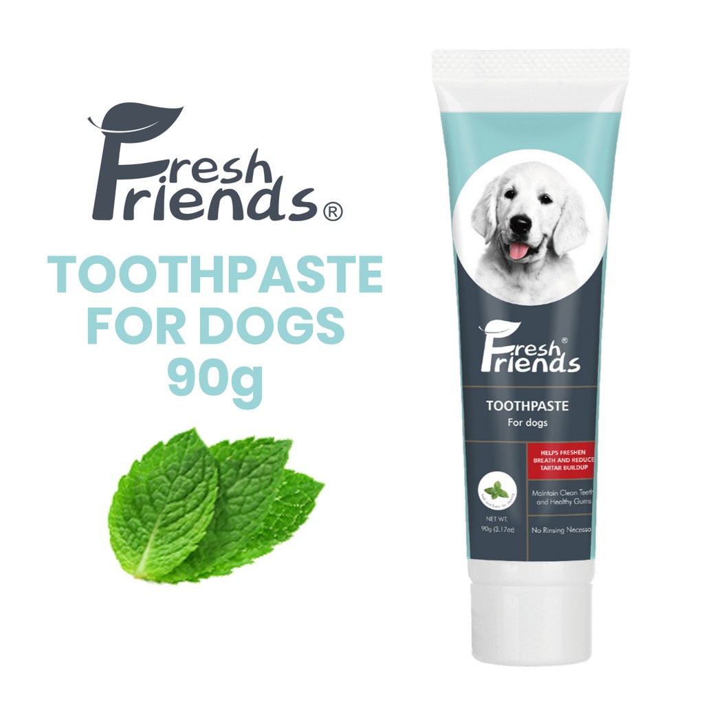 Fresh Friends Purry Dog Toothpaste Mint Flavor with Bioline Natural ...