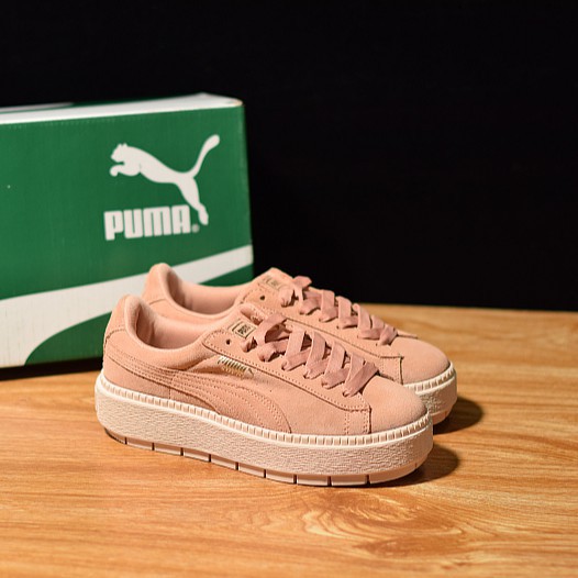 Puma platform best sale trace peach