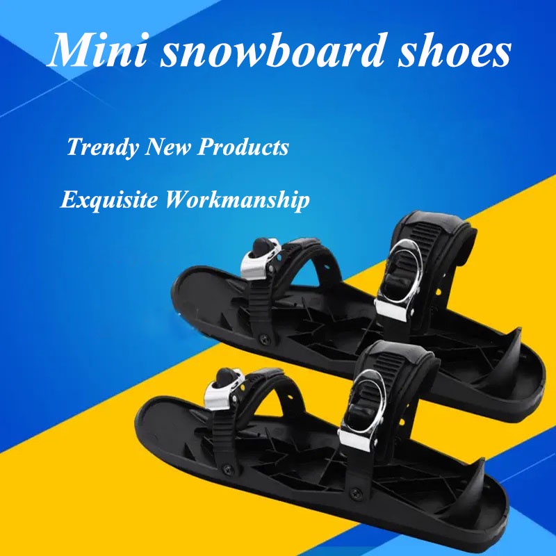 1 Pair Snowboard Binding Toe Ratchet Ladder Straps Plastic Black