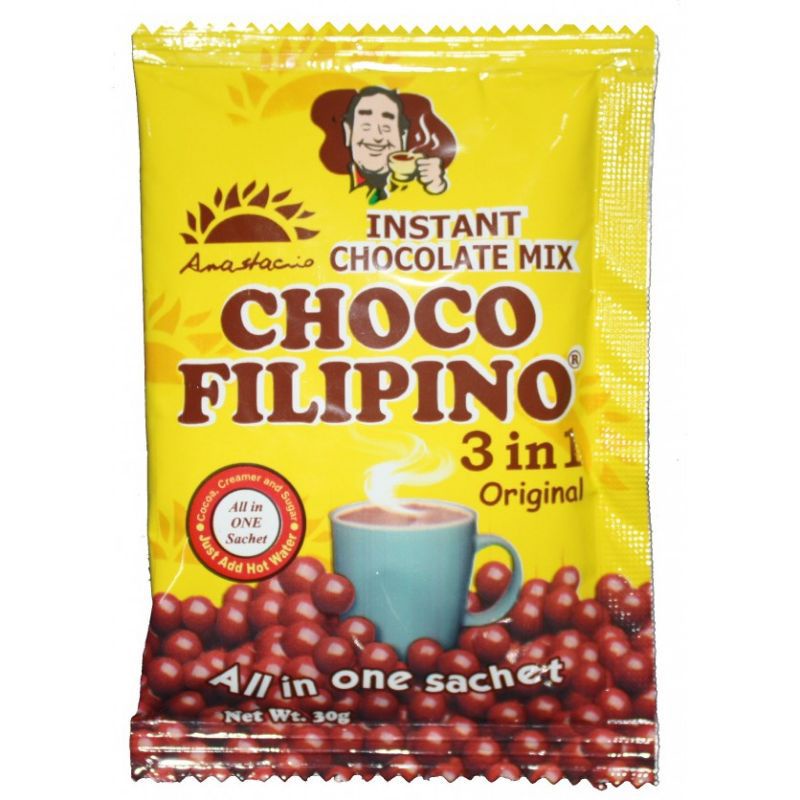 CHOCO FILIPINO all in one Sachet 3 in 1 original instant chocolate