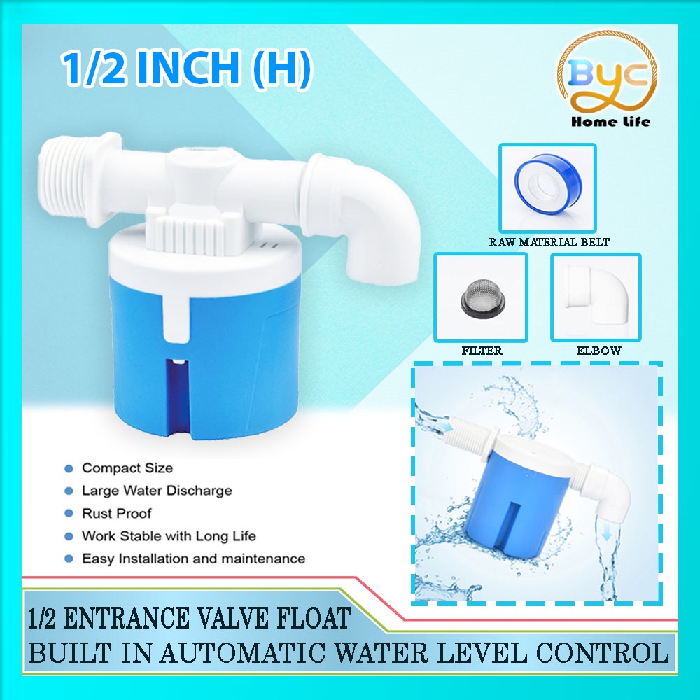 1/2 -3/4 Built-in Automatic Water Level Control Valve Water Tank Float ...