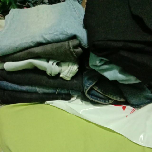 Denim pants for live selling Checkout | Shopee Philippines