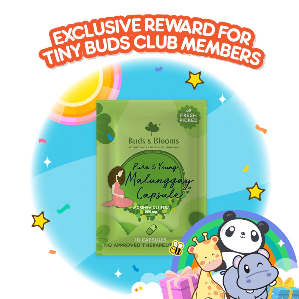 Buds & Blooms Pure & Young Malunggay Capsule 10s Freebie Shopee Philippines