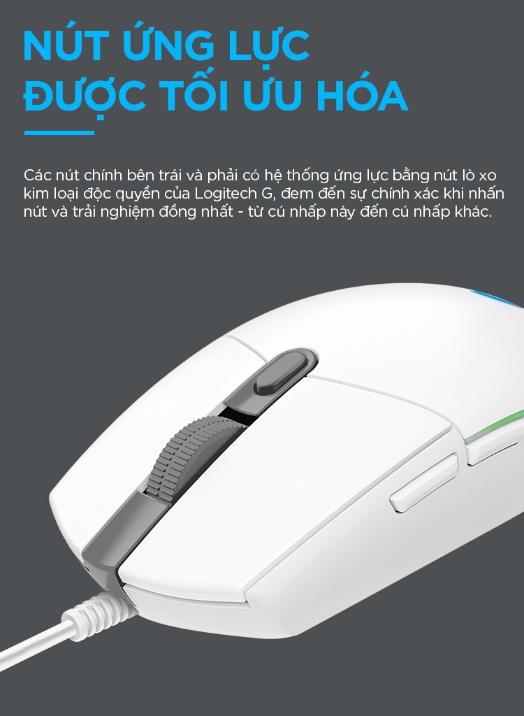 Logitech G203 Lightsync wired gaming mouse - RGB customization, 6 ...