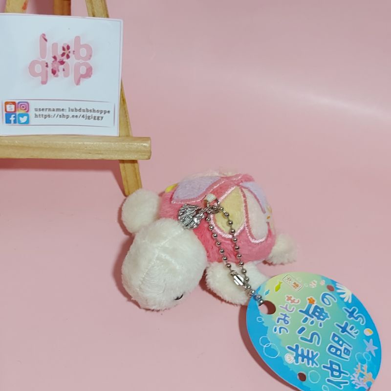 Cute Kaomoji Ghost with Eggplant + Sea Turtle + Clown Fish + Shark