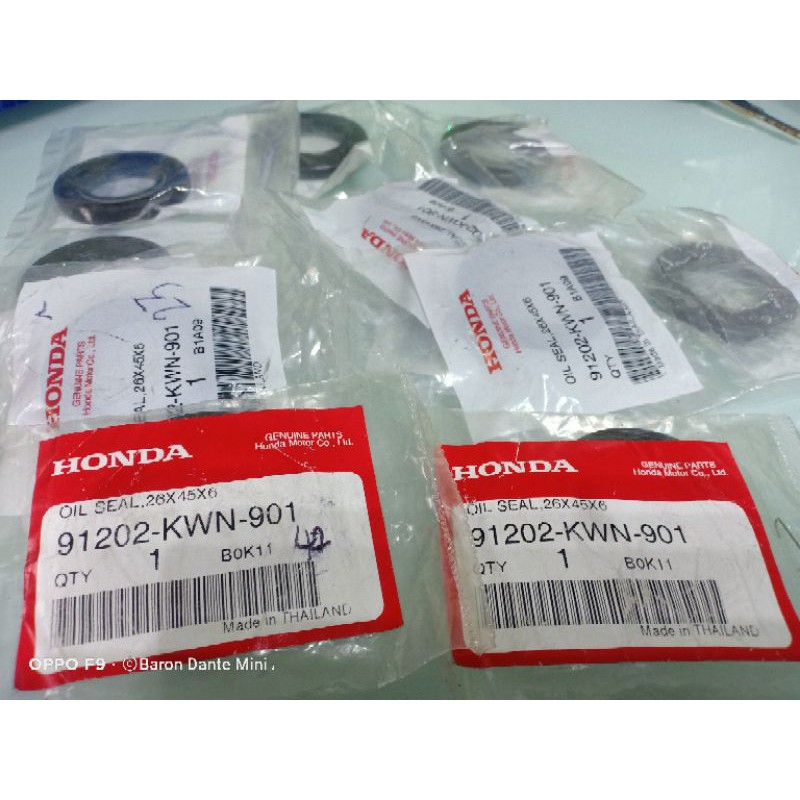 HONDA CLICK V1/V2 GAME CHANGER 125/150 LEFT CRANKCASE OIL SEAL 26x45x6 ...