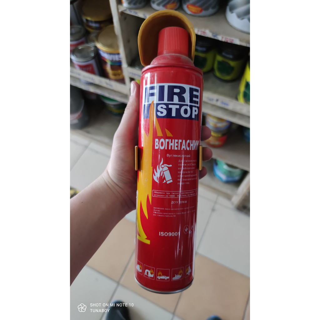 Firestop 1000ml Fire Extinguisher Portable (For Car , Home , Kitchen Anywhere Use!) | Shopee Philippines