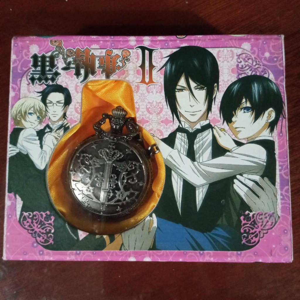 Black butler pocket clearance watch